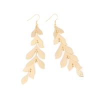 Wholesale Jewelry 1 Pair Vacation Leaf Metal Ear Hook main image 3