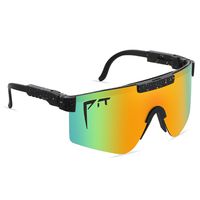 Simple Style Sports Colorful Pc Polygon Half Frame Sports Sunglasses main image 1
