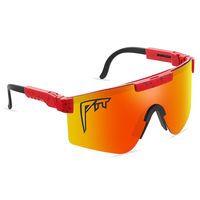 Einfacher Stil Sport Bunt Pc Polygon Halbbild Sport Sonnenbrille main image 4