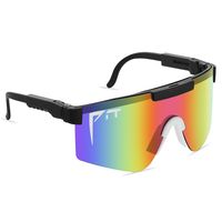 Simple Style Sports Colorful Pc Polygon Half Frame Sports Sunglasses main image 3