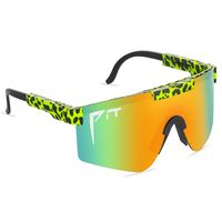 Simple Style Sports Colorful Pc Polygon Half Frame Sports Sunglasses sku image 20