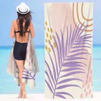 Casual Color Block Beach Towels sku image 6