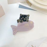 Cute Cat Fish Acetic Acid Sheets Handmade Hair Claws sku image 1