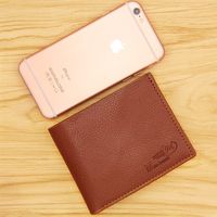 Men's Letter Solid Color Pu Leather Open Wallets main image 5