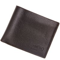 Men's Letter Solid Color Pu Leather Open Wallets sku image 3