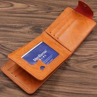 Men's Letter Pu Leather Magnetic Buckle Wallets main image 5