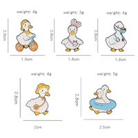 Cartoon Style Animal Alloy Stoving Varnish Unisex Brooches main image 6