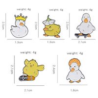 Cartoon Style Animal Alloy Stoving Varnish Unisex Brooches main image 3