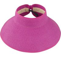 Women's Beach Solid Color Big Eaves Straw Hat main image 1