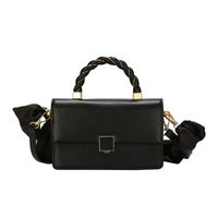 Women's Small All Seasons Pu Leather Solid Color Streetwear Square Lock Clasp Square Bag main image 3