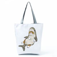 Women's Vintage Style Leaves Polyester Shopping Bags sku image 4