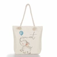 Women's Classic Style Cat Canvas Shopping Bags sku image 29