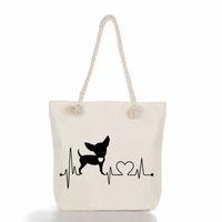 Women's Classic Style Cat Canvas Shopping Bags sku image 32