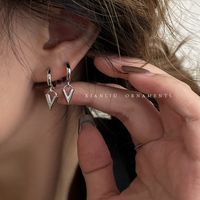 1 Pair Simple Style Geometric Copper Earrings main image 3