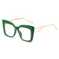 Simple Style Square Ac Square Patchwork Full Frame Optical Glasses sku image 2