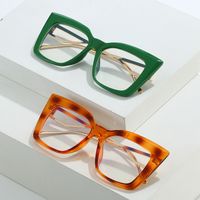 Simple Style Square Ac Square Patchwork Full Frame Optical Glasses main image 1