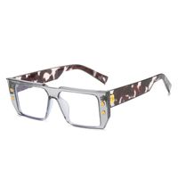 Retro Leopard Ac Square Full Frame Optical Glasses sku image 3