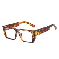 Retro Leopard Ac Square Full Frame Optical Glasses sku image 2