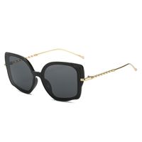 Simple Style Square Pc Cat Eye Patchwork Full Frame Men's Sunglasses main image 2