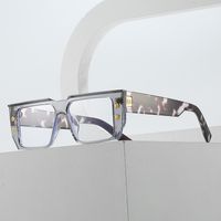 Retro Leopard Ac Square Full Frame Optical Glasses main image 5