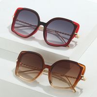 Simple Style Square Pc Cat Eye Patchwork Full Frame Men's Sunglasses main image 1