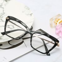Simple Style Color Block Crystal Square Frameless Optical Glasses main image 3