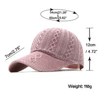 Unisex Simple Style Solid Color Curved Eaves Baseball Cap main image 2