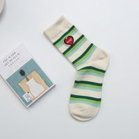 Unisex Sports Solid Color Cotton Printing Crew Socks A Pair sku image 18