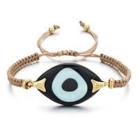 1 Piece Ethnic Style Devil's Eye Resin Shell Women's Bracelets sku image 1