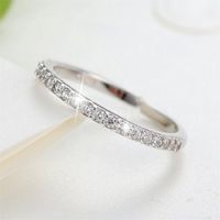 Simple Style Round Copper Plating Inlay Zircon Gold Plated Rings main image 4