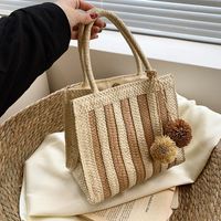 Women's Medium Spring&summer Straw Vacation Handbag main image 5