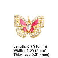 1 Piece Copper Zircon Butterfly Korean Style main image 2