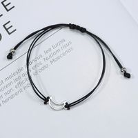 Simple Style Star Moon Alloy Plating Hollow Out Silver Plated Unisex Bracelets main image 5