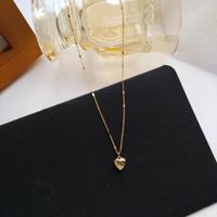 Sweet Heart Shape Alloy Plating Gold Plated Women's Pendant Necklace main image 3