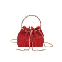 Women's Mini All Seasons Pu Leather Solid Color Streetwear Cylindrical String Handbag sku image 7