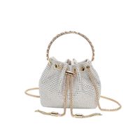 Women's Mini All Seasons Pu Leather Solid Color Streetwear Cylindrical String Handbag sku image 5