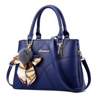 Women's Large All Seasons Pu Leather Vintage Style Handbag sku image 7