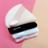 Simple Style Solid Color Pure Cotton Makeup Puff 1 Piece 6 Pieces main image 4