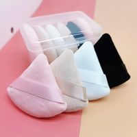 Simple Style Solid Color Pure Cotton Makeup Puff 1 Piece 6 Pieces main image 1