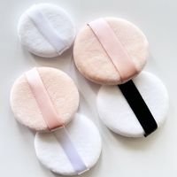 Casual Solid Color Super Soft Crystal Velvet Makeup Puff 1 Piece main image 2