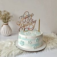 Birthday Letter Plastic Birthday Cake Decorating Supplies main image 6