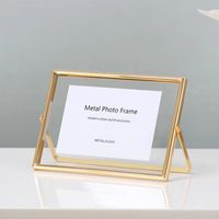 Elegant Letter Glass Metal Picture Frames sku image 5
