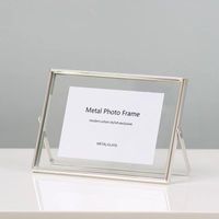 Elegant Letter Glass Metal Picture Frames sku image 7