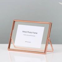 Elegant Letter Glass Metal Picture Frames sku image 6