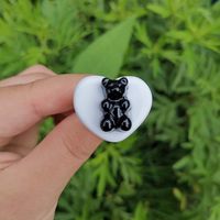 Simple Style Bear Synthetic Resin Wholesale Rings main image 2
