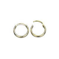 Fashion Geometric Stainless Steel No Inlaid 14K Gold Plated Earrings sku image 3