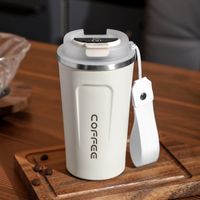 Fashion Solid Color Stainless Steel Thermos Cup sku image 6