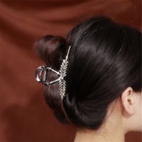 Mode Blume Metall Überzug Künstliche Strasssteine Haarkrallen 1 Stück sku image 27