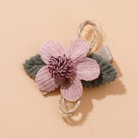 Sweet Flower Knit Hair Clip sku image 2