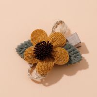 Sweet Flower Knit Hair Clip sku image 4